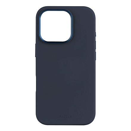 Fixed MagFlow | Back cover | Apple | iPhone 16 Pro | Liquid silicon | Blue - 3