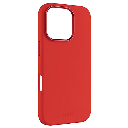 Fixed MagFlow | Back cover | Apple | iPhone 16 Pro | Liquid silicon | Red - 1