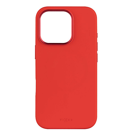 Fixed MagFlow | Back cover | Apple | iPhone 16 Pro | Liquid silicon | Red - 3