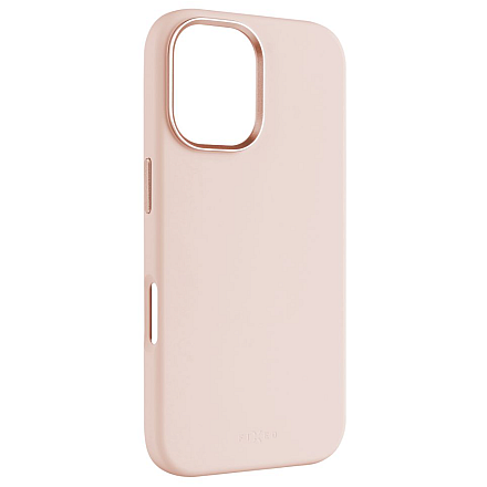 Fixed MagFlow | Back cover | Apple | iPhone 16 | Liquid silicon | Pink - 1