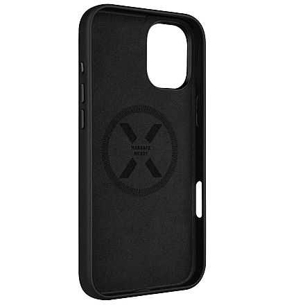 Fixed MagLeather | Back Cover | Apple | iPhone 16 Plus | Leather | Black - 2