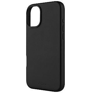 Fixed MagLeather | Back Cover | Apple | iPhone 16 Plus | Leather | Black