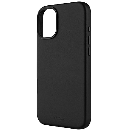 Fixed MagLeather | Back Cover | Apple | iPhone 16 Plus | Leather | Black - 1