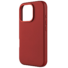 Fixed MagLeather | Back Cover | Apple | iPhone 16 Pro | Leather | Red