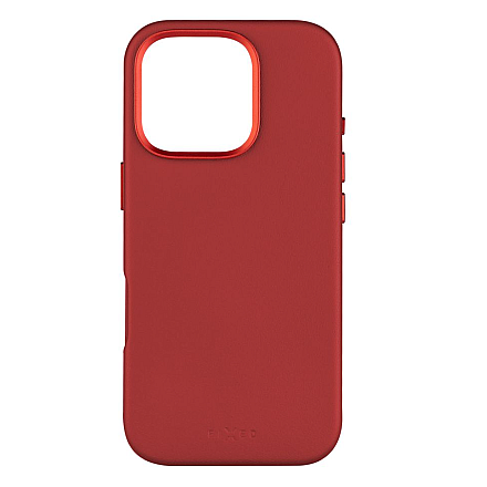 Fixed MagLeather | Back Cover | Apple | iPhone 16 Pro | Leather | Red - 3