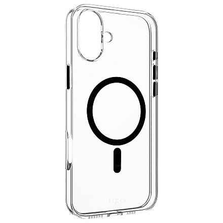 Fixed | MagPurity | Back Cover | Apple | iPhone 16 Plus | TPU | Clear, Black - 1