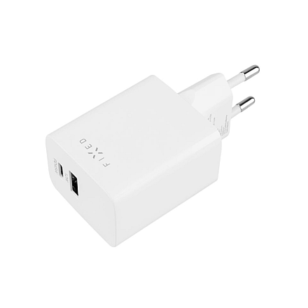Стаціонарна mini зарядний пристрій дорожня USB-C/USB 45W | FIXC45M-CU-WH - 2