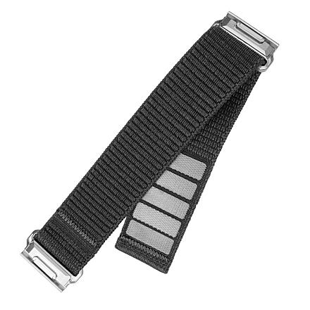 Stały | Sportowy pasek do Garmin QuickFit 22mm | 160-210 mm | Ciemnoszary | Nylon - 1
