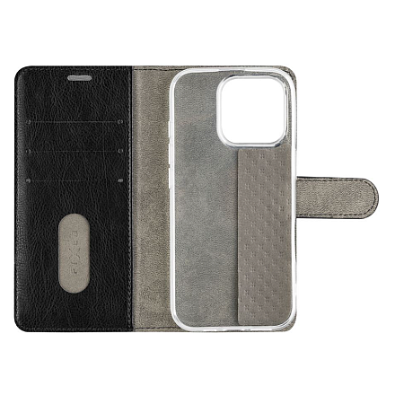 Fixed Opus | Book Case | Apple | iPhone 16 Pro | Leather | Black - 2