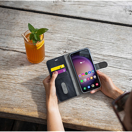 Fixed Opus | Book Case | Apple | iPhone 16 | Leather | Black - 3