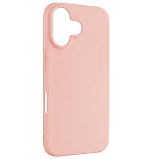 Fixed Story | Back cover | Apple | iPhone 16 | Rubberized | Pink