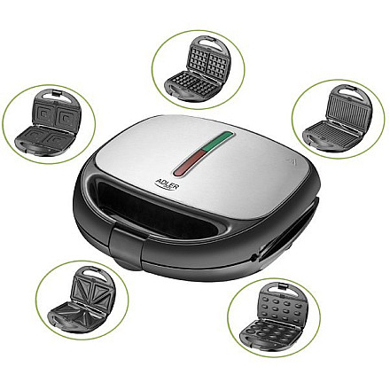Adler AD 3040 Тостер для сендвічів 1200 W - 5