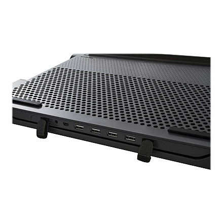 Targus Stand | Chill Mat z 4 portami USB-A - dla laptopów do 16 cali | Czarny/Szary - 5