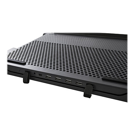 Targus Stand | Chill Mat z 4 portami USB-A - dla laptopów do 16 cali | Czarny/Szary - 7