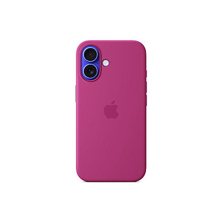 Чохол silikonowe Apple iPhone 16 з MagSafe - fuksja | Apple - 1
