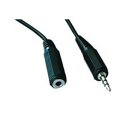 Cablexpert | Przedłużacz audio | Żeński | Mini-phone stereo 3,5 mm | Mini-phone stereo 3,5 mm | Czarny | 3 m - 3