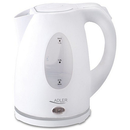 Чайник Adler AD1207 Standard 2000 W 1.5 L білий - 6