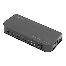 KVM-перемикач Digitus, 2-портовий, 4K60Hz, 2 входи DP, 1 вихід DP/HDMI | DS-12850