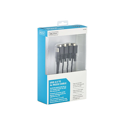 Digitus USB-кабель 2.0 для 4xRS232 DA-70159 - 2