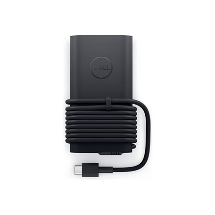 Блок живлення мережевий Dell USB-C GaN Slim з przewodem живленняm - 1
