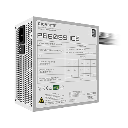 Блок живлення Gigabyte | GP-P650SS ICE GEU1 | 650 W - 4