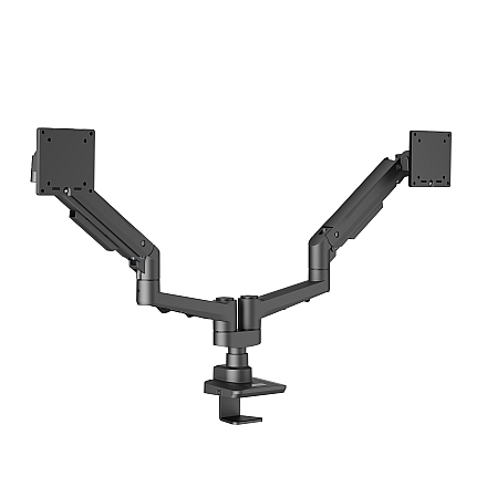 EDBAK Desk Mount | DMV02 Dual Swing Arm | Height adjustment, Tilt | 19-35 " | Maximum weight (capacity) 20 kg | Black - 1
