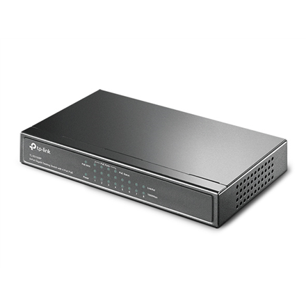 TP-LINK | Switch | TL-SG1008P | Niezarządzalny | Desktop | Porty 1 Gb/s (RJ-45) w liczbie 8 | Porty PoE w liczbie 4 | Typ zasilania Zewnętrzny | 36 miesięcy - 4