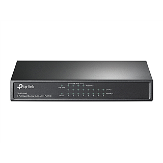 TP-LINK | Switch | TL-SG1008P | Niezarządzalny | Desktop | Porty 1 Gb/s (RJ-45) w liczbie 8 | Porty PoE w liczbie 4 | Typ zasilania Zewnętrzny | 36 miesięcy