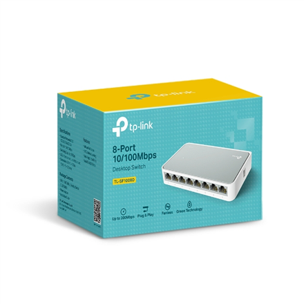 TP-LINK Switch TL-SF1008D Некерований - 2