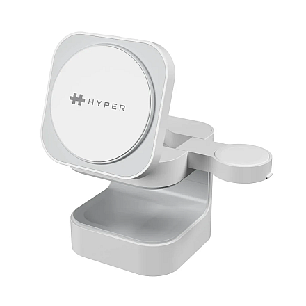 Magnetyczna podstawka заряджаюча Hyperjuice® Qi2 3 w 1, біла | Hyper - 5