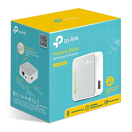 TP-Link TL-MR3020 - router бездротовий - Wi-Fi - komputer stacjonarny | 2,4 GHz - 5
