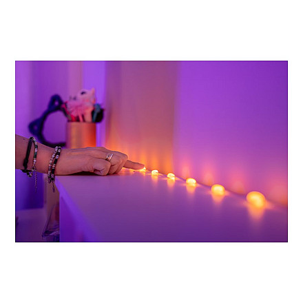 Twinkly Candies 200 diod LED RGB w kształcie serca, zielony przewód, USB-C|Twinkly - 5
