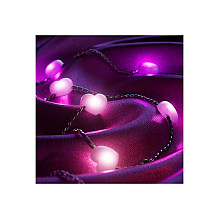 Twinkly Candies 200 diod LED RGB w kształcie serca, zielony przewód, USB-C|Twinkly