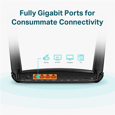 TP-LINK Маршрутизатор 4G+ LTE Archer MR600 802.11ac - 5