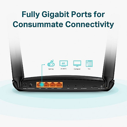 TP-LINK Маршрутизатор 4G+ LTE Archer MR600 802.11ac - 10