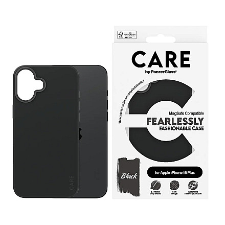 CARE by PanzerGlass Case Fashion Black MagSafe iPhone 16 Plus | CARE - 3