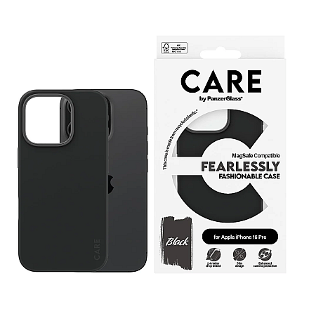 CARE by PanzerGlass Case Fashion Black MagSafe iPhone16 PRO | CARE - 3