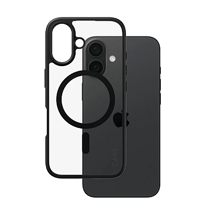 CARE by PanzerGlass Case Flagship Urban Combat Black MagSafe iPhone 16 | CARE - 2