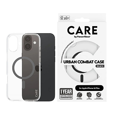 CARE by PanzerGlass Case Flagship Black MagSafe iPhone 16 Plus | CARE - 3