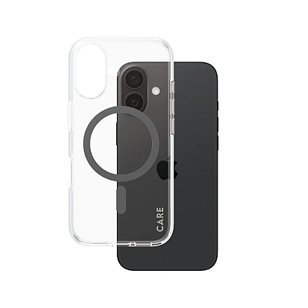 CARE by PanzerGlass Case Flagship Black MagSafe iPhone 16 | CARE - 2