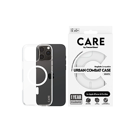 CARE by PanzerGlass Case Flagship White MagSafe iPhone 16 Pro Max | CARE - 3