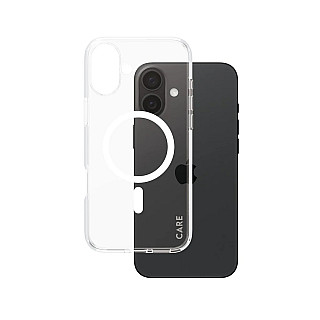 CARE by PanzerGlass Case Flagship White MagSafe iPhone 16 Plus | CARE