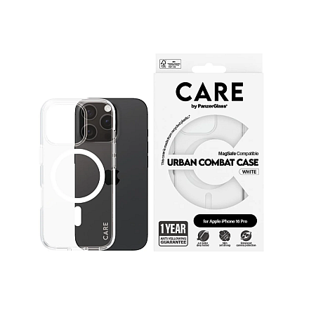 CARE by PanzerGlass Case Flagship White MagSafe iPhone16 PRO | CARE - 3