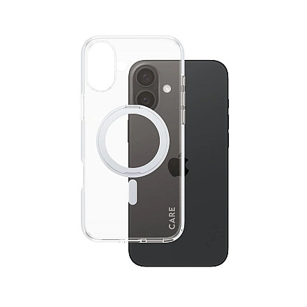 CARE by PanzerGlass Case Feature Silver Kickstand & MagSafe iPhone 16 Plus | CARE - 1