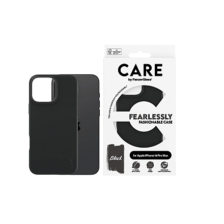 CARE by PanzerGlass Case Fashion Black iPhone 16 Pro Max | CARE - 3