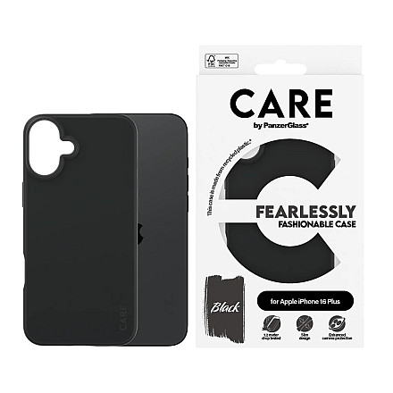CARE by PanzerGlass Case Fashion Black iPhone 16 Plus | CARE - 3