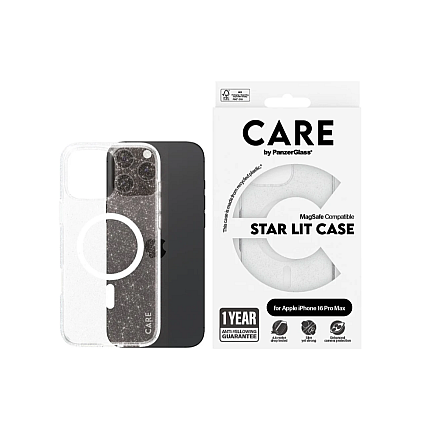 CARE by PanzerGlass Flagship Case Urban Combat Star Lit w. White MagSafe iPhone 16 Pro Max | CARE - 3