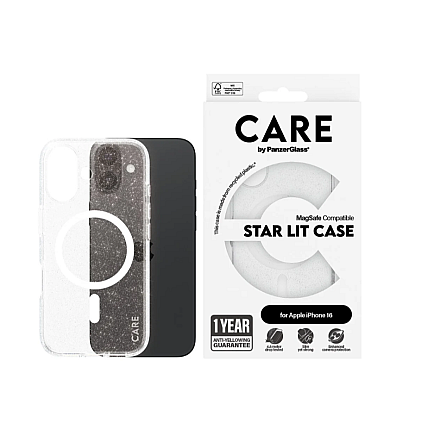 CARE by PanzerGlass Flagship Case Urban Combat Star Lit w. White MagSafe iPhone 16 | CARE - 3