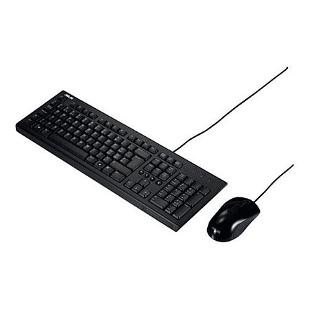 Asus U2000 | Zestaw klawiatura та mysz | Przewodowy | USA | чорний - 1