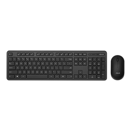 Asus CW100 | Zestaw klawiatura та mysz | Bezпровідний | USA | чорний - 1
